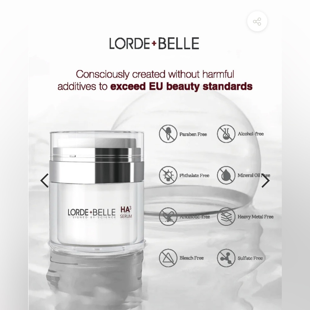 LORDE AND BELLE HA3 Serum - NIB - $69 retail - ALL SALES FINAL - Picture 2 of 3